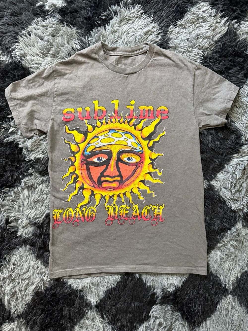 Sublime Long Beach Sun Logo Graphic Band T-Shirt